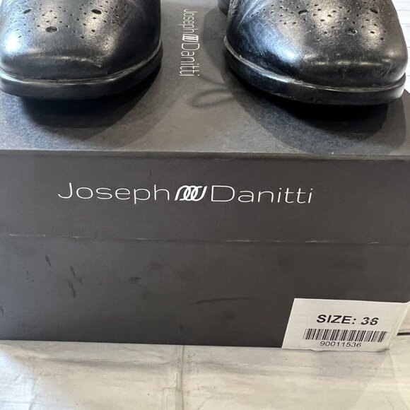 Joseph Danitti Black Leather Dress Shoes - Picture 4 of 10